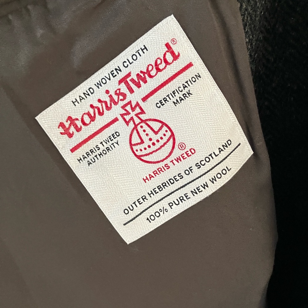 Men’s Paynter Harris Tweed Overcoat - Picture 3 of 8